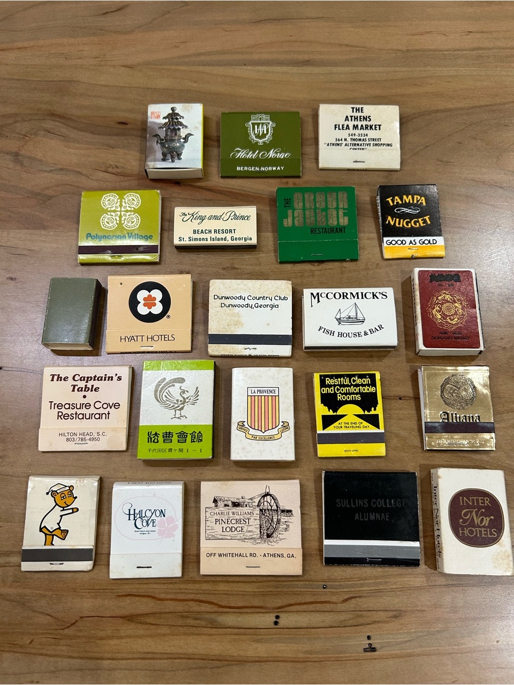 Assorted Vintage Matchbox Collection - Green, Yellow, Black